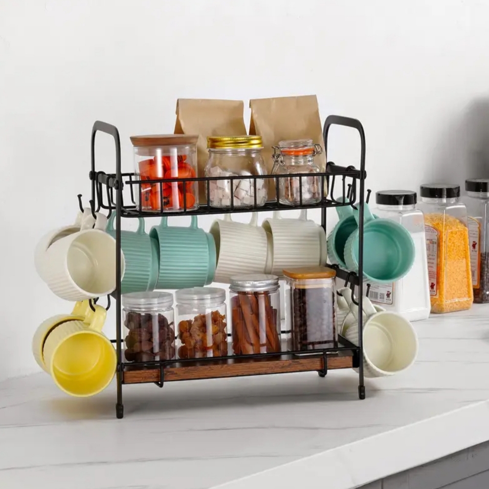 Black Metal Dish Rack